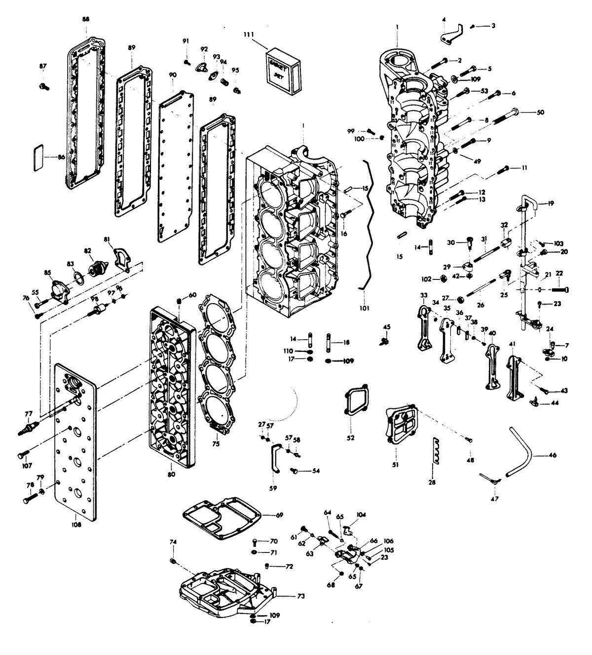CHRYSLER 100 H.P. POWER HEAD