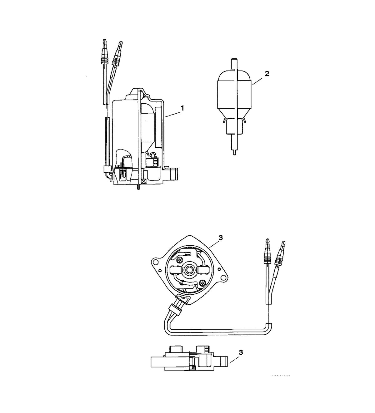 MERCURY/MARINER 200 DFI 3.0L POWER TRIM MOTOR