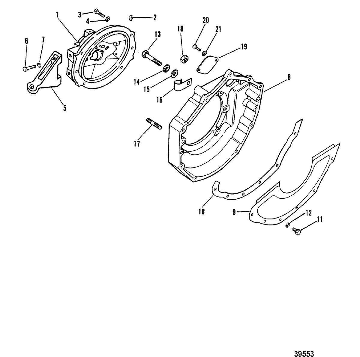 MERCRUISER 898/200/228/230/260 HP R/MR/ALPHA ONE DRIVESHAFT EXTENSION COMPONENTS(JACKSHAFT MODLES)