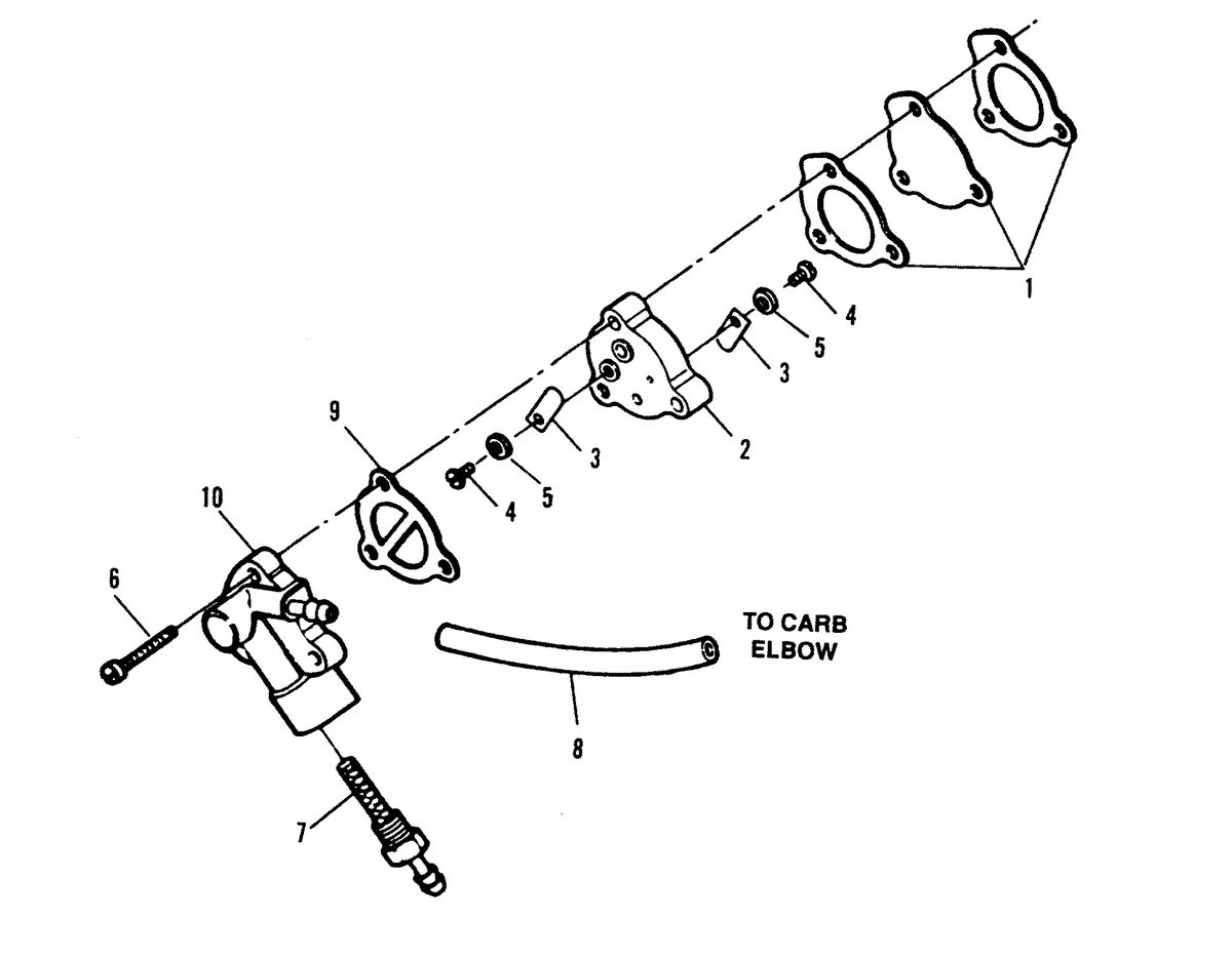 FORCE 5 HP FUEL PUMP (88B THRU 92B)