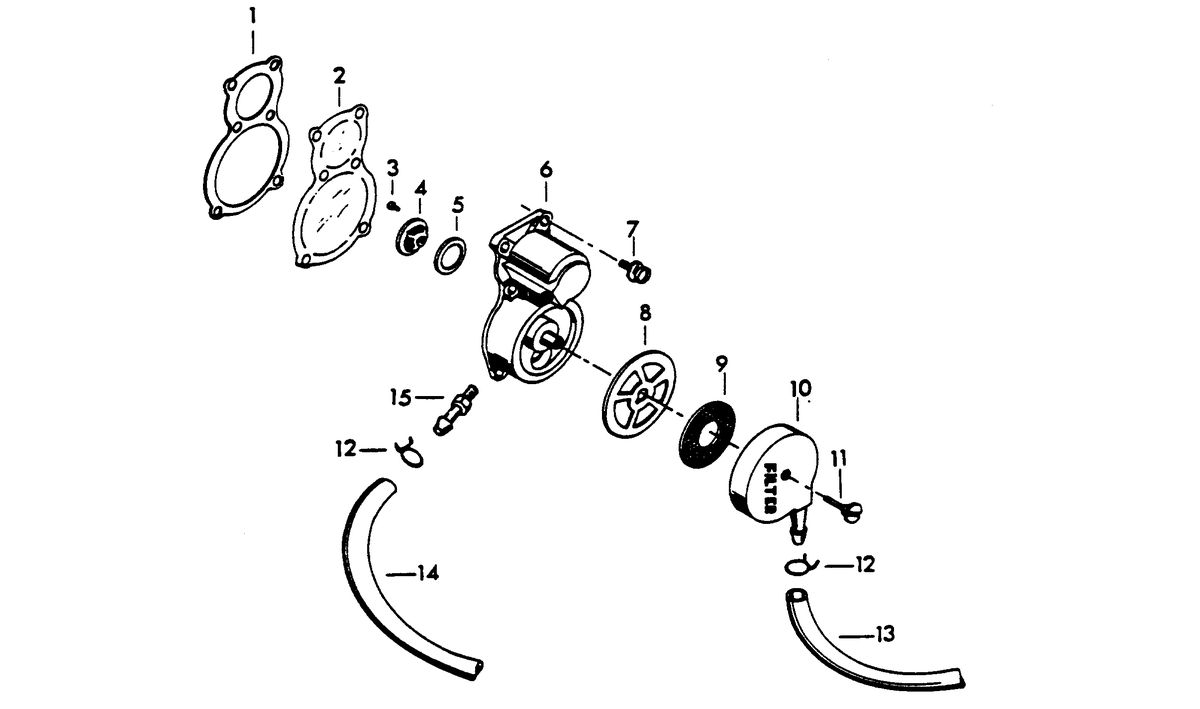 CHRYSLER 30 H.P. FUEL PUMP