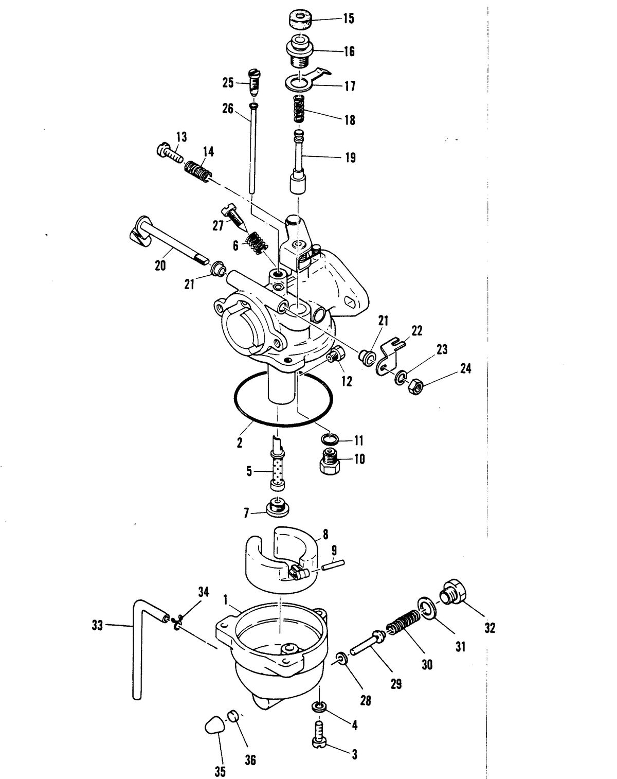 MARINER 3.5 H.P. CARBURETOR