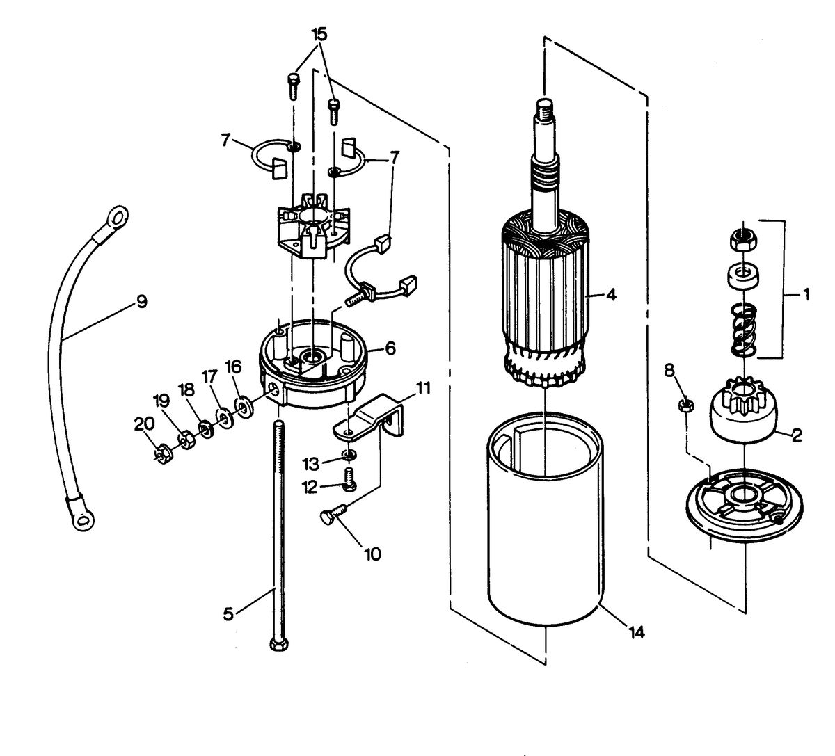FORCE FORCE 1986 125 H.P. STARTER