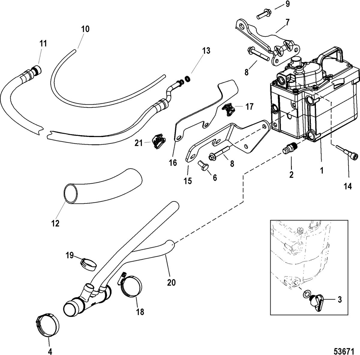 RACE STERNDRIVE 520 HP Cool Fuel System