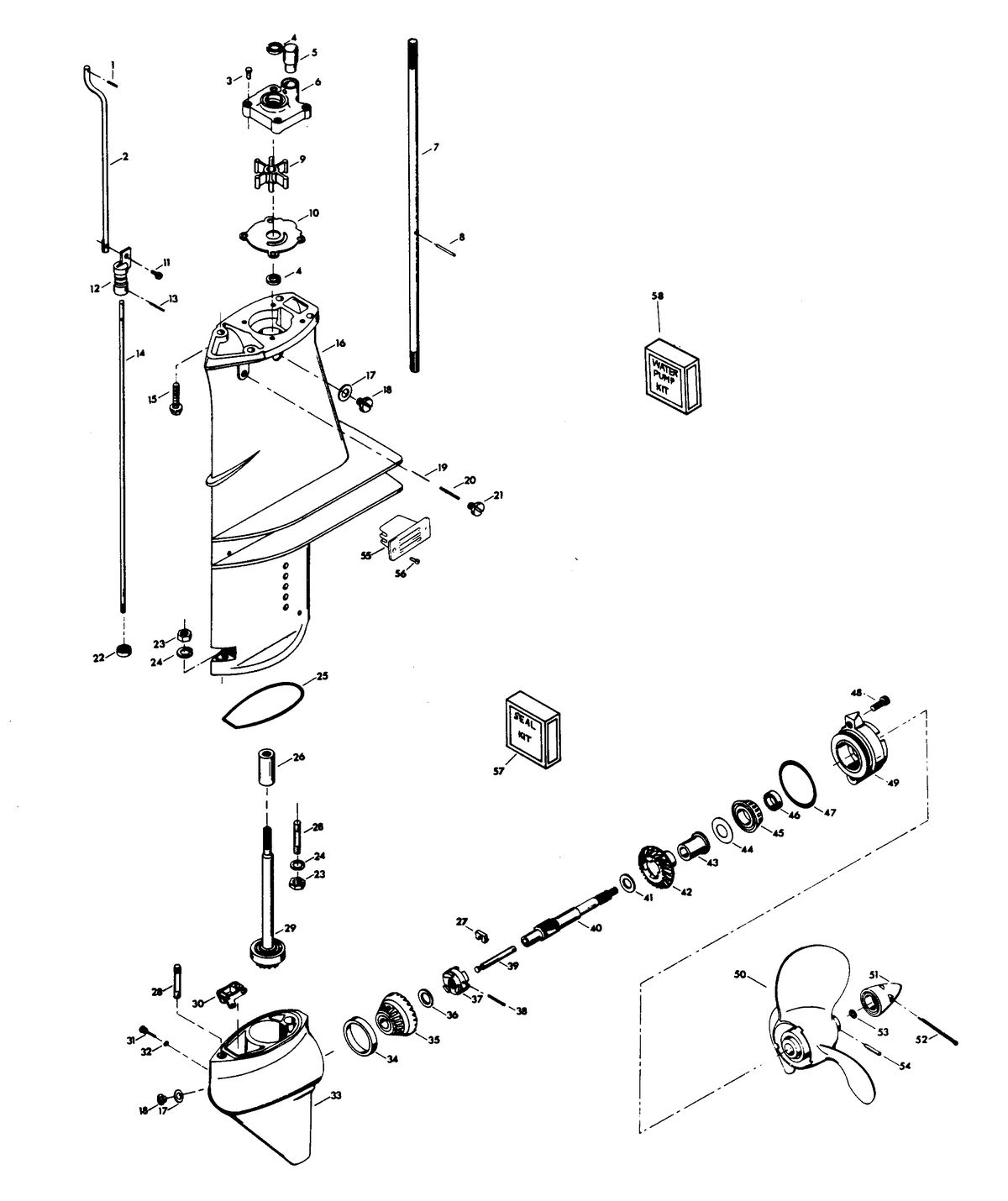 CHRYSLER 12 H.P. SAILOR GEAR HOUSING