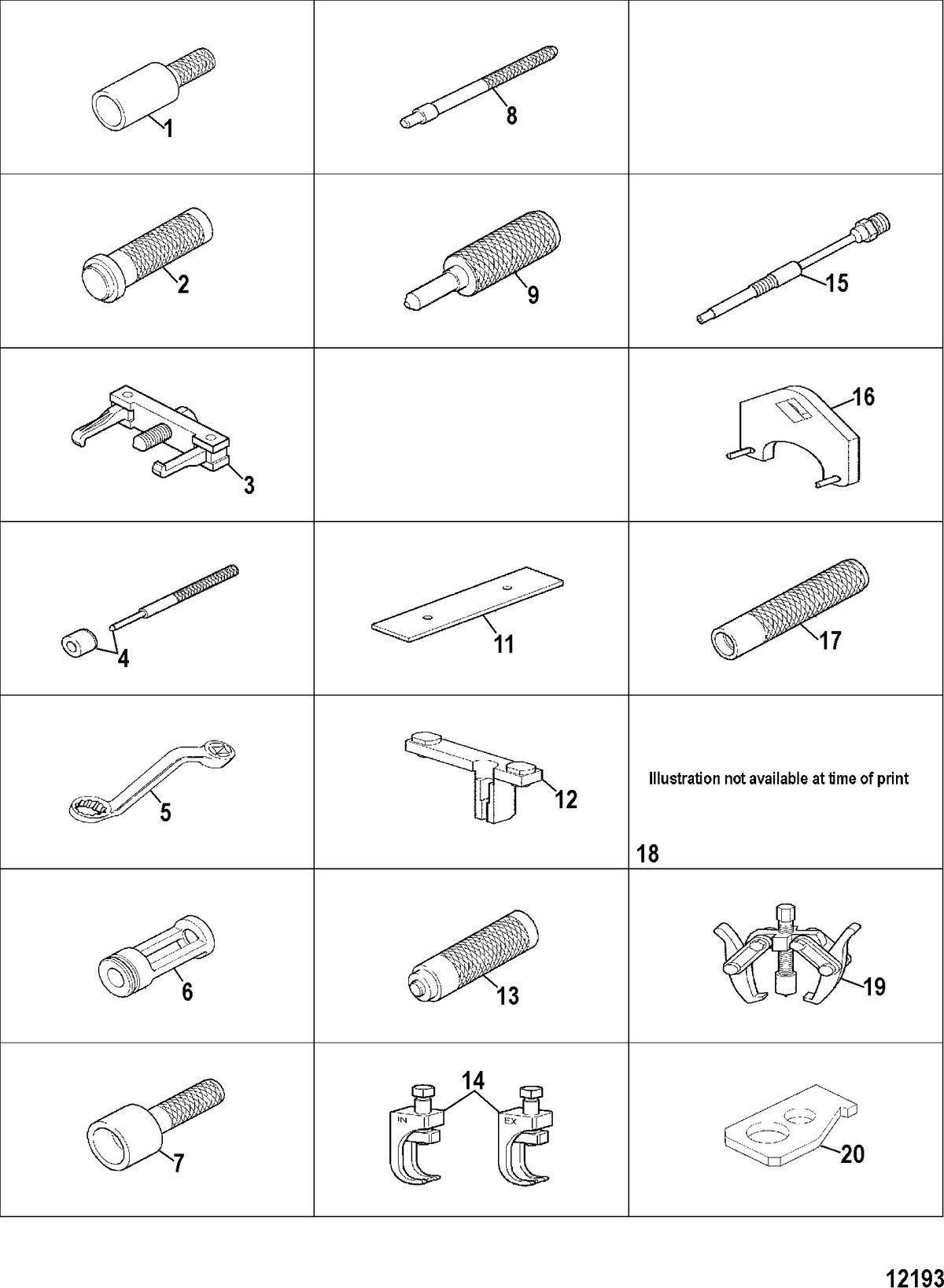 MERCRUISER CUMMINS/MERCRUSER DIESEL 1.7L-120 Special Tools