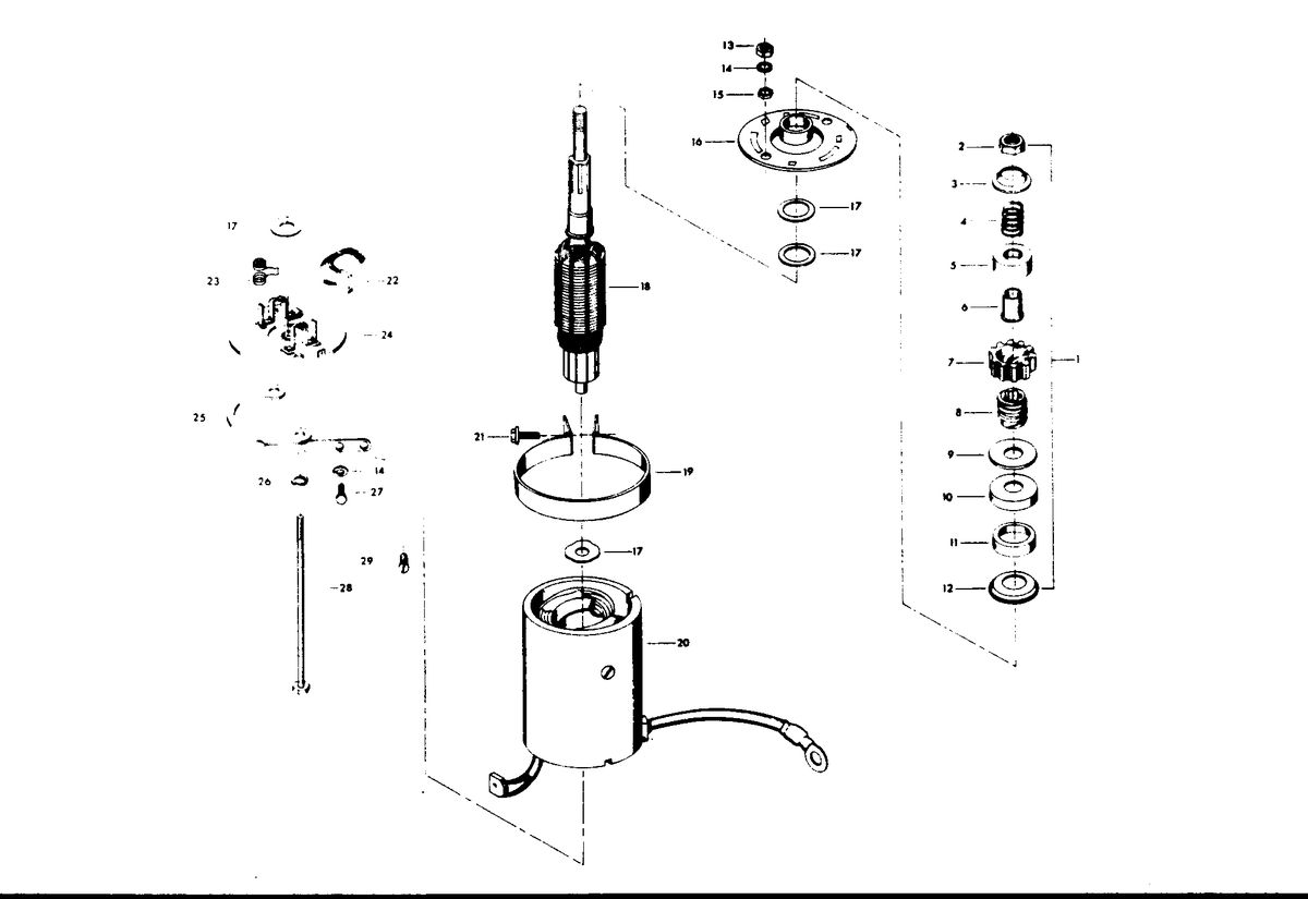 CHRYSLER 25 H.P. ELECTRIC STARTER