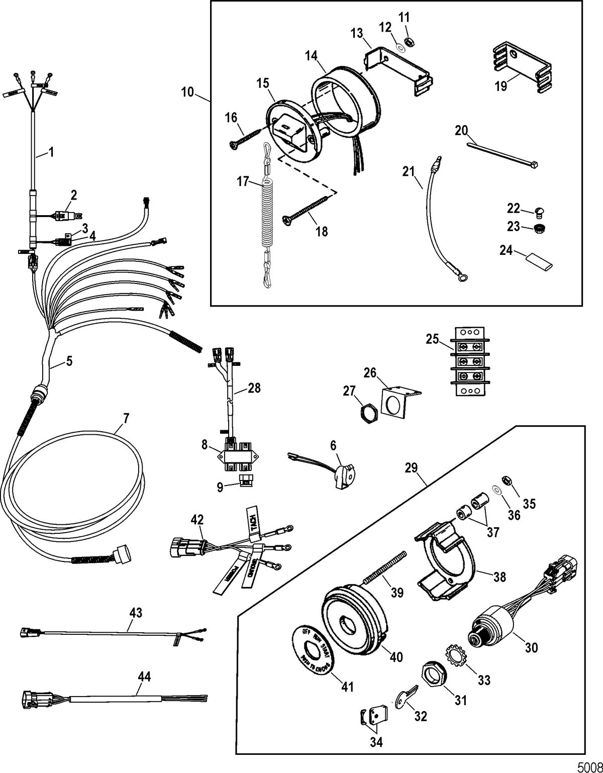 RACE STERNDRIVE 850 SCI Rigging Kit(Dual Engines)