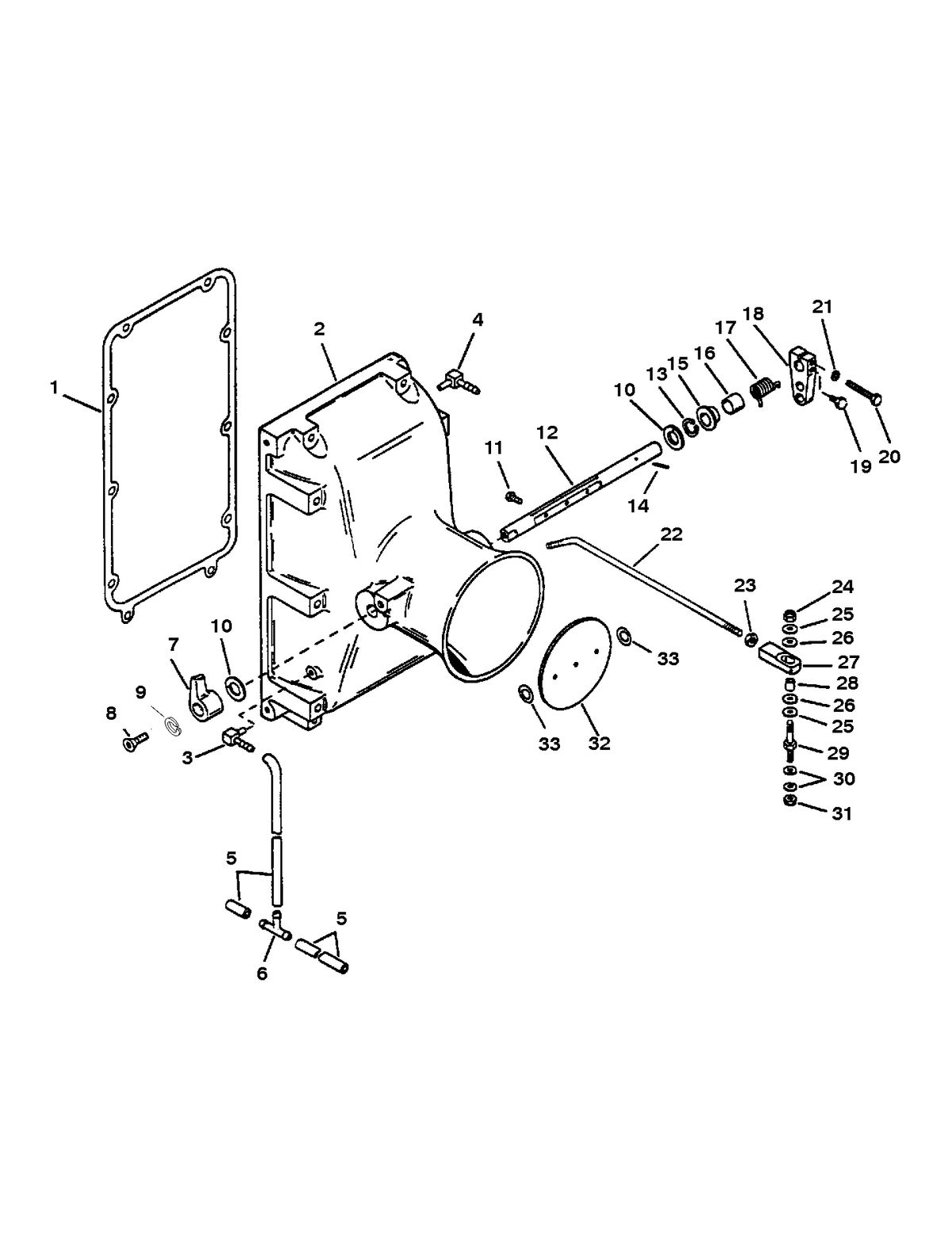 RACE OUTBOARD 2.5L (EFI) 2.5L (EFI-OFFSHORE) AIR INLET/THROTTLE LINKAGE