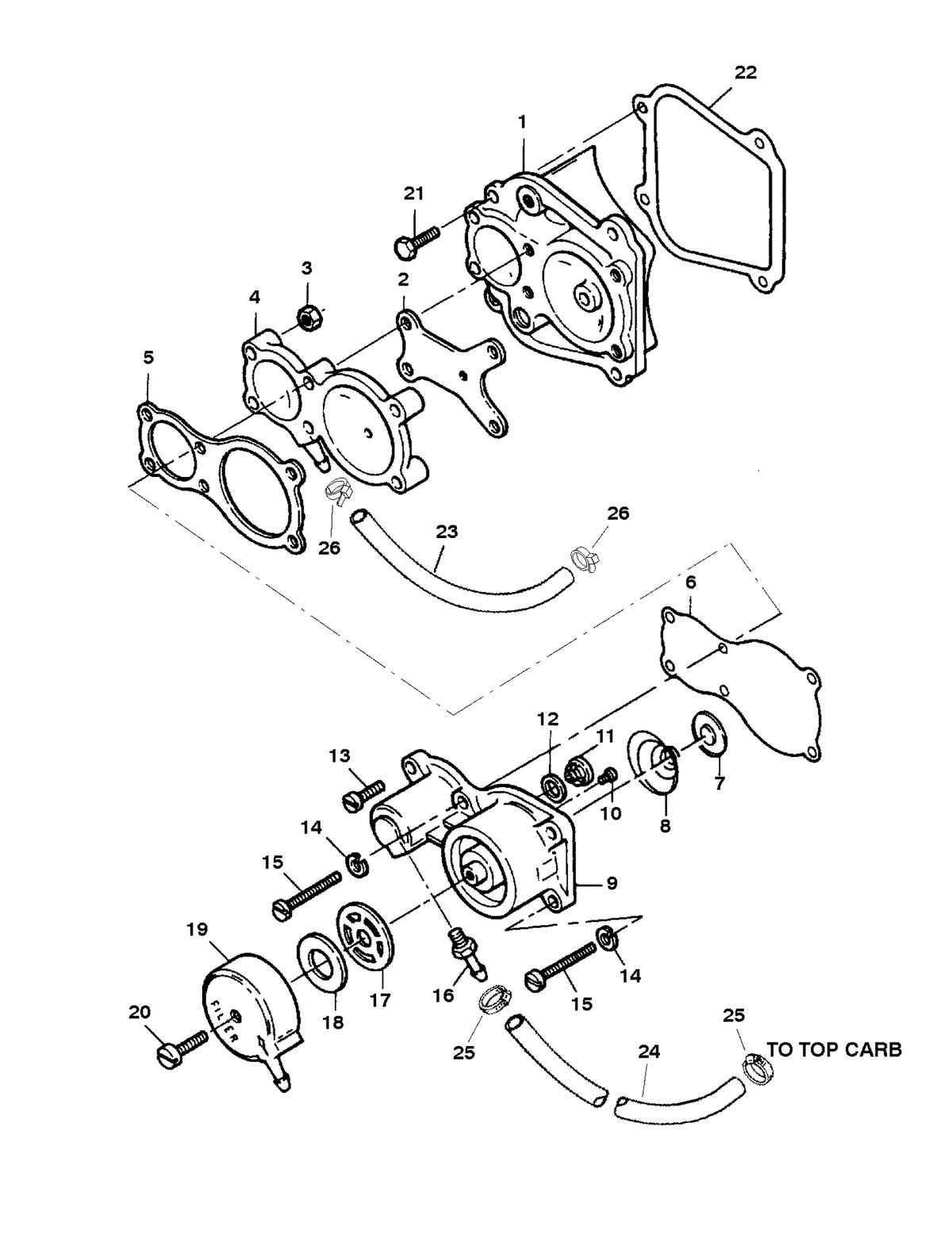 SPORTJET SPORT JET 120 XR FUEL PUMP ASSEMBLY