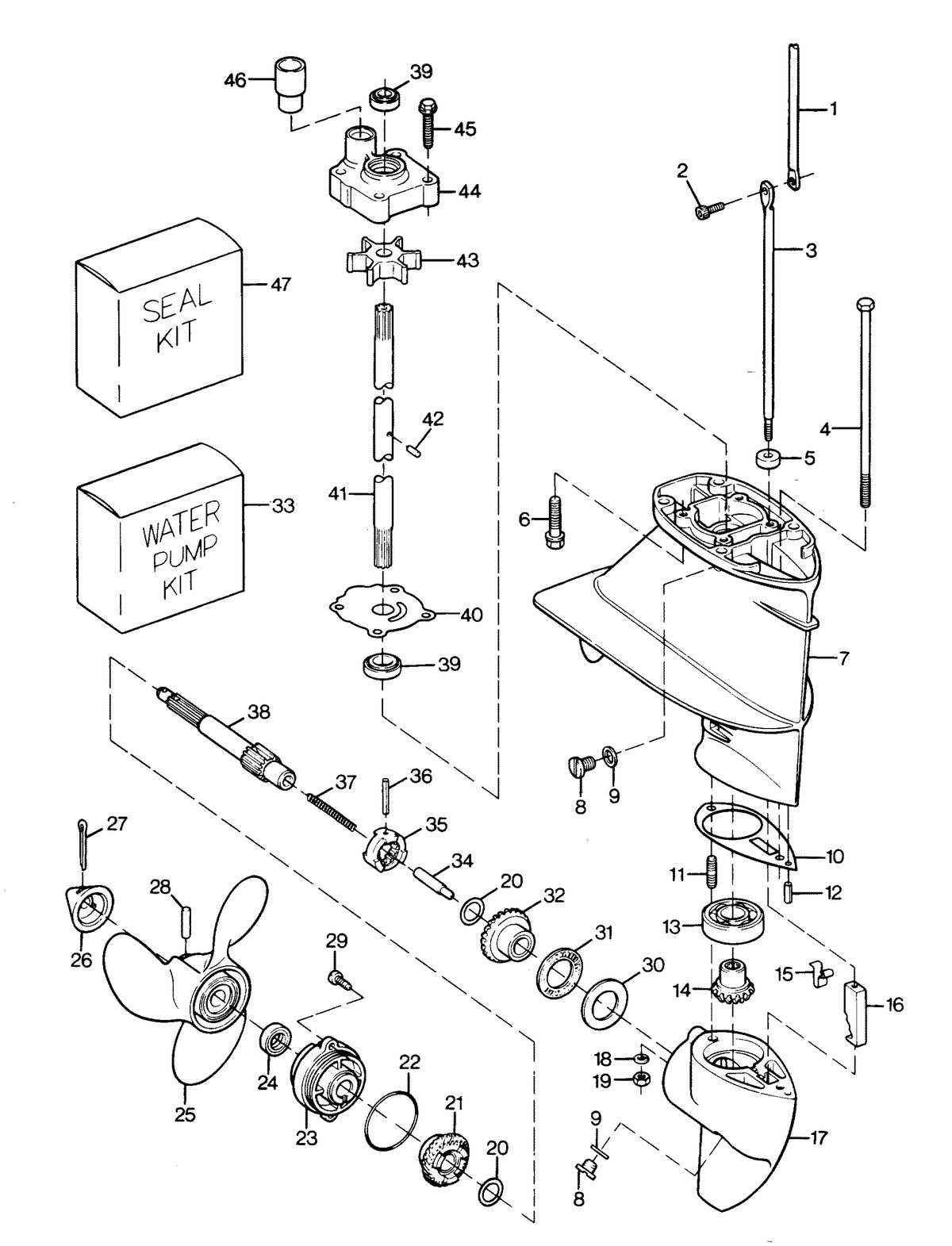 SEARS SEARS 9.9.H.P. GEARHOUSING