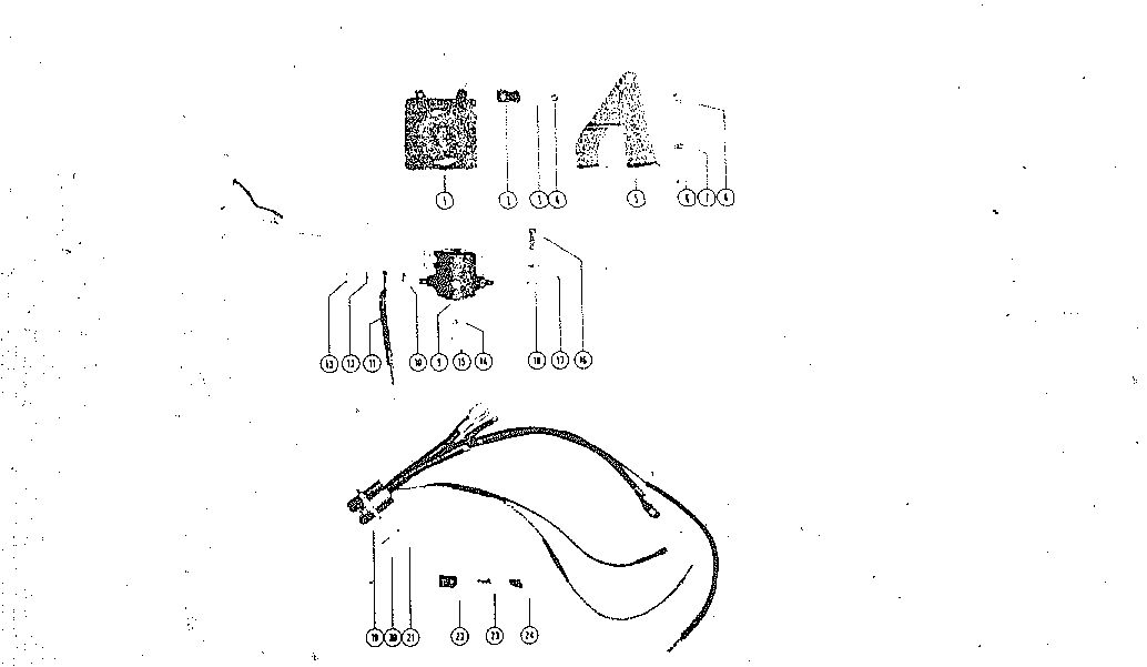 MARK MARK 30 RECTIFIER, STARTER SOLENOID AND WIRING HARNESS