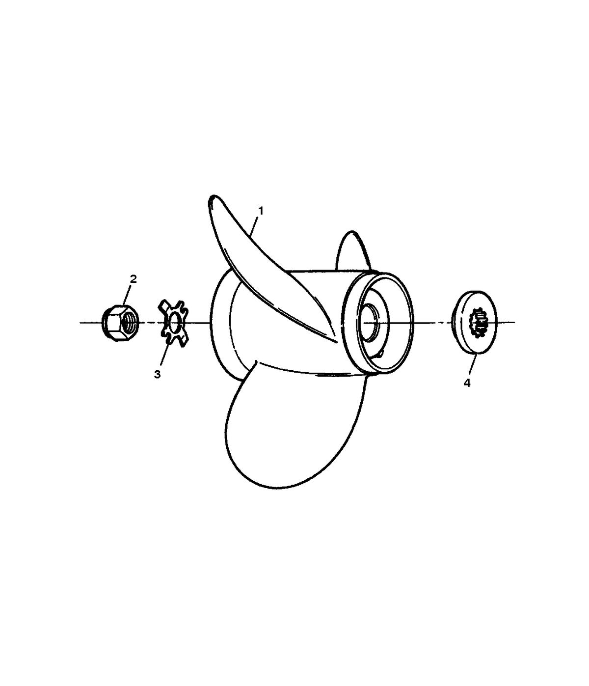 FORCE FORCE 75 H.P. PROPELLER COMPONENTS