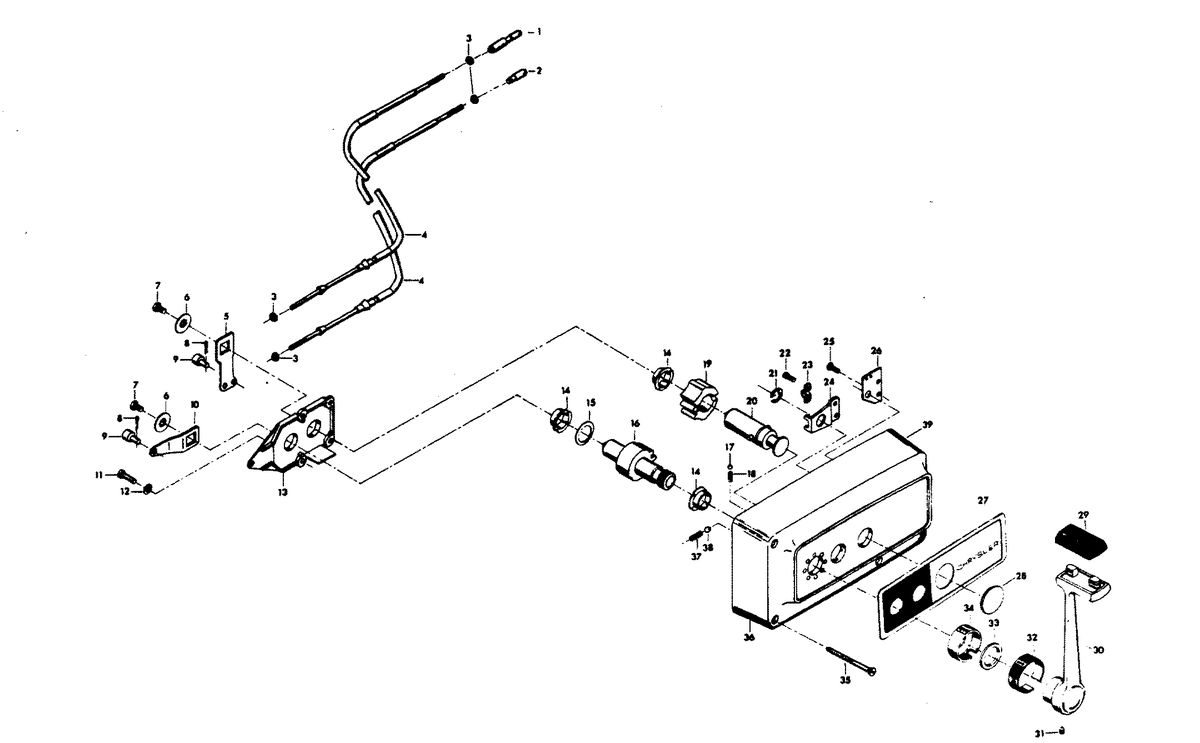 CHRYSLER 140 H.P. REMOTE CONTROL