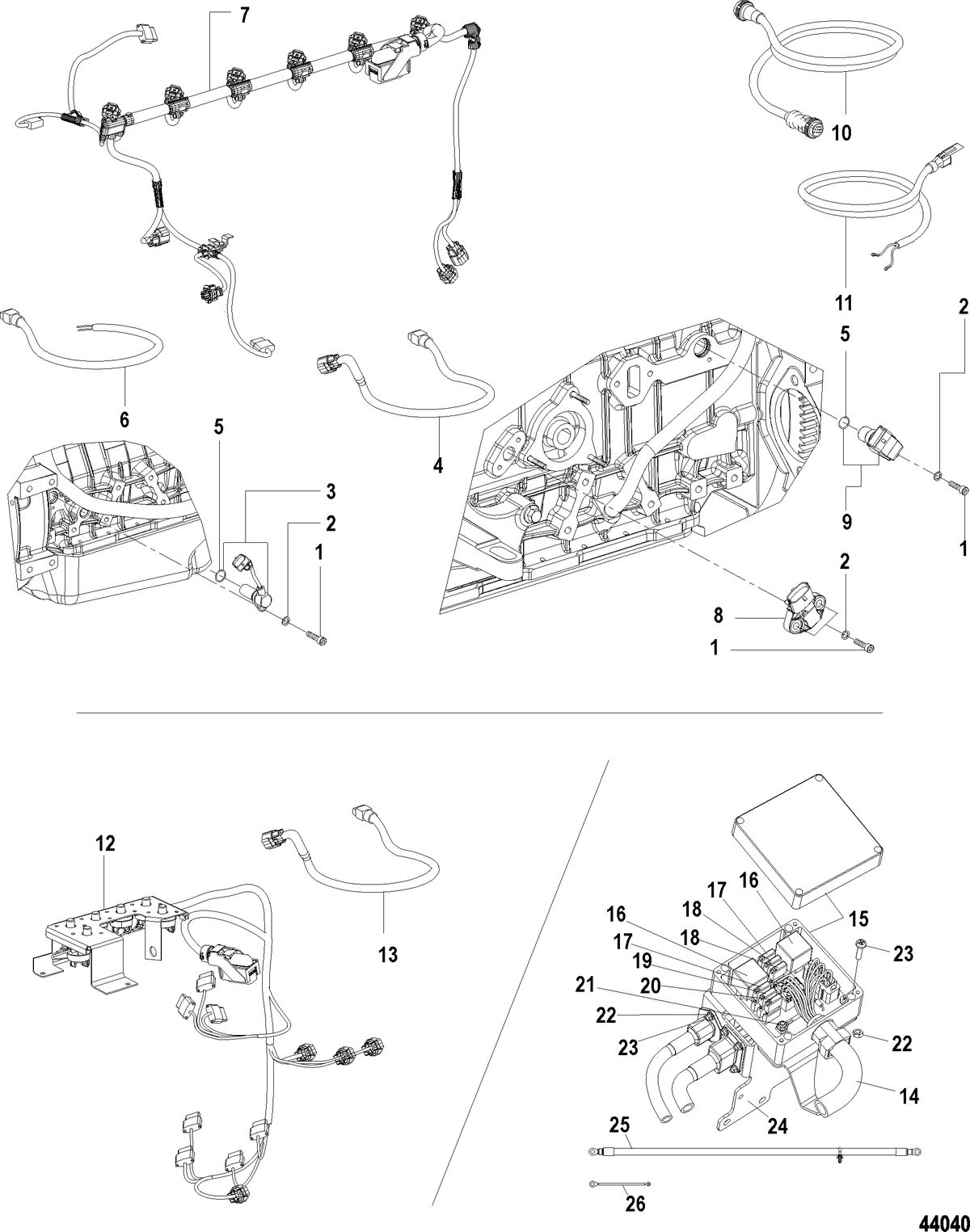 MERCRUISER CUMMINS/MERCRUISER DIESEL QSD-4.2L Electrical Parts
