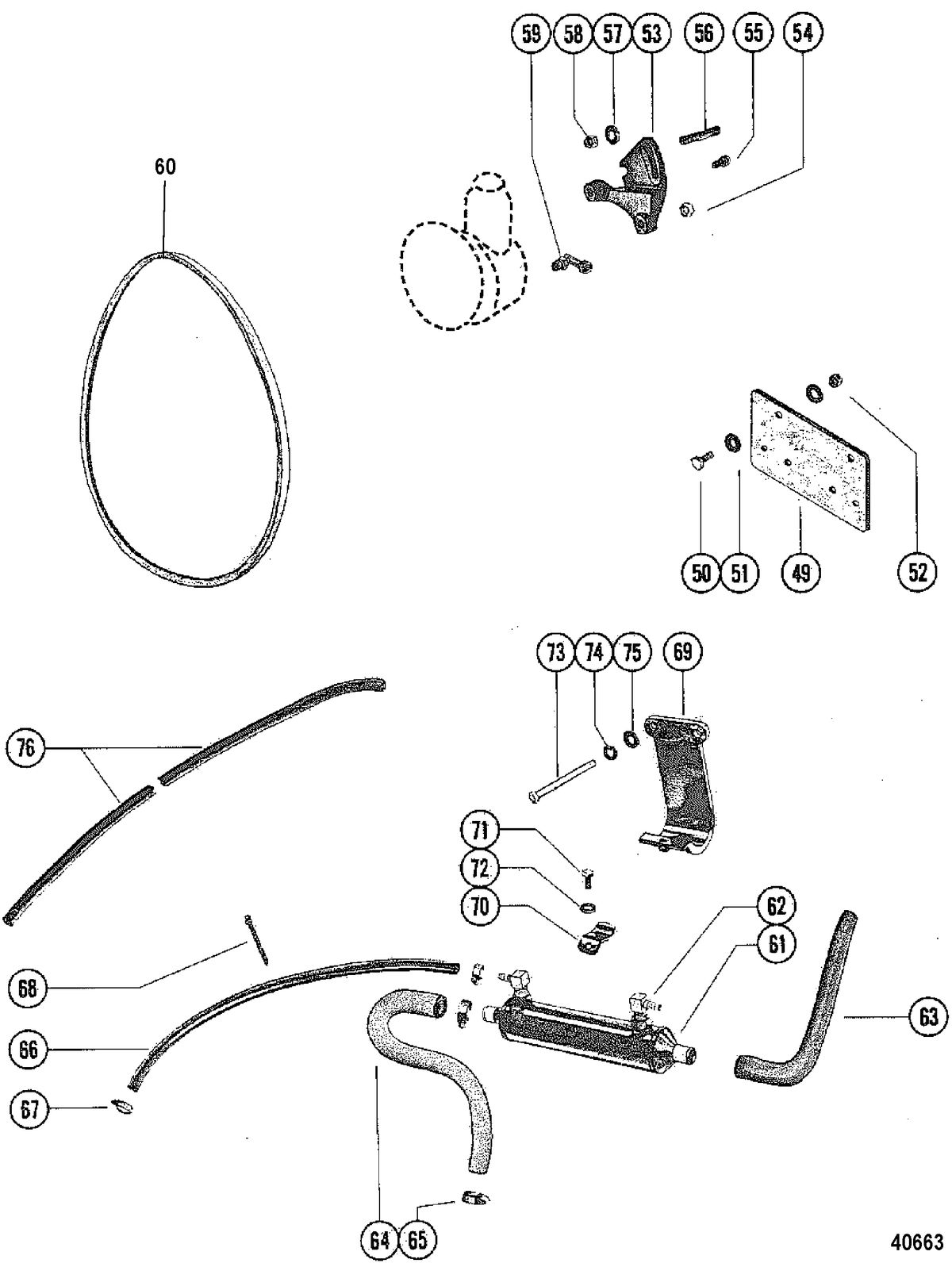 MERCRUISER 470 ENGINE Power Steering Kit(Page 2 of 2)