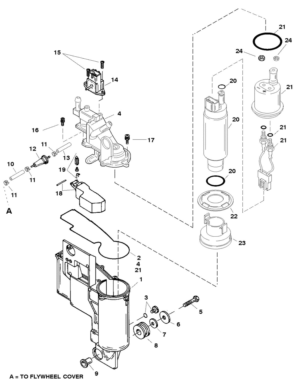 MERCURY/MARINER 200 DFI 3.0L AIR MANAGEMENT SYSTEM