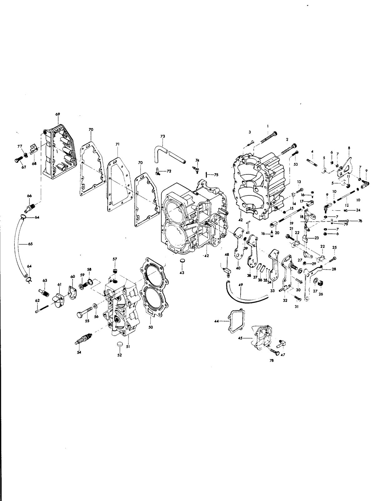 CHRYSLER 35 H.P. POWER HEAD
