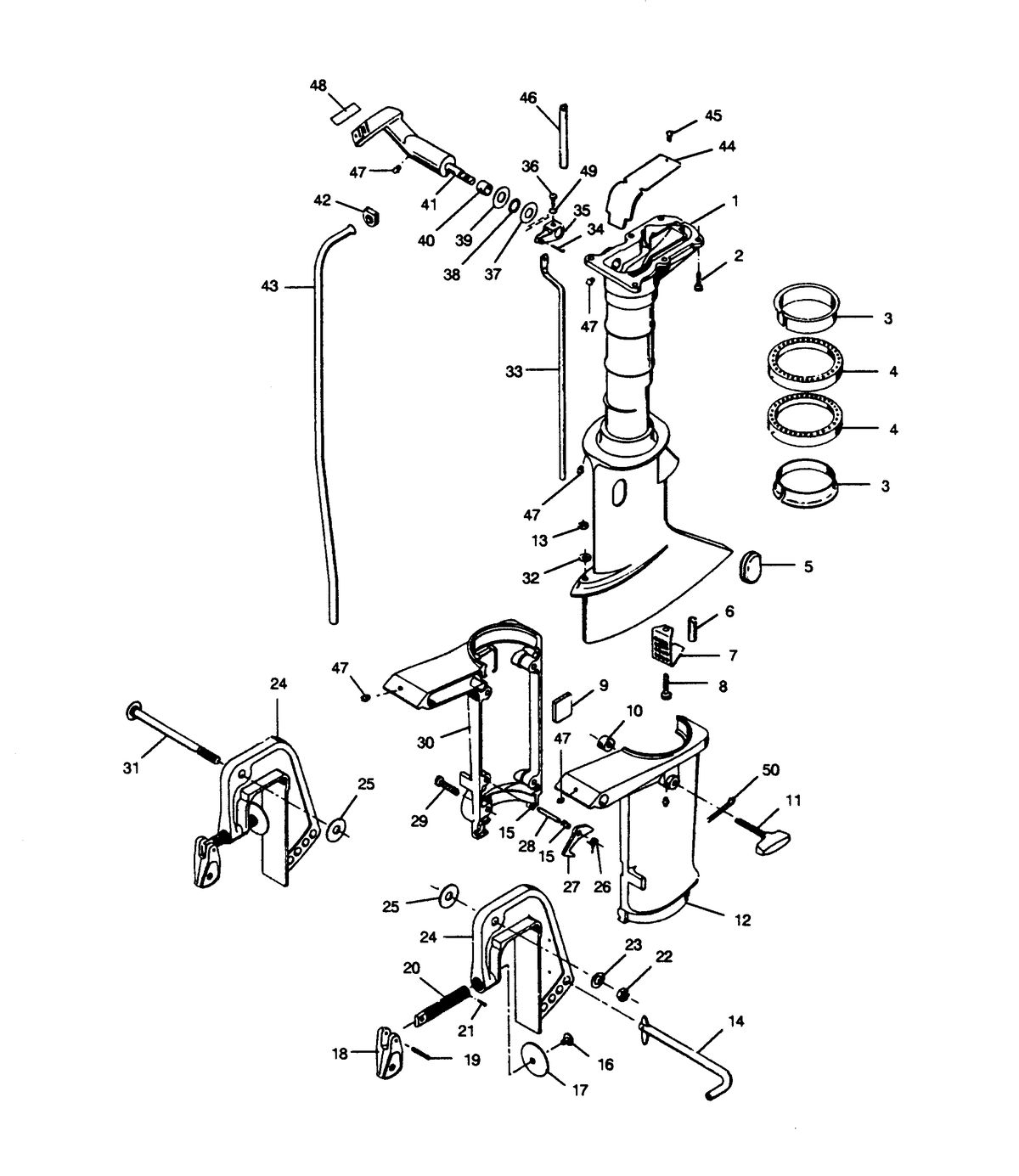 SEARS SEARS 5 H.P. MOTOR LEG