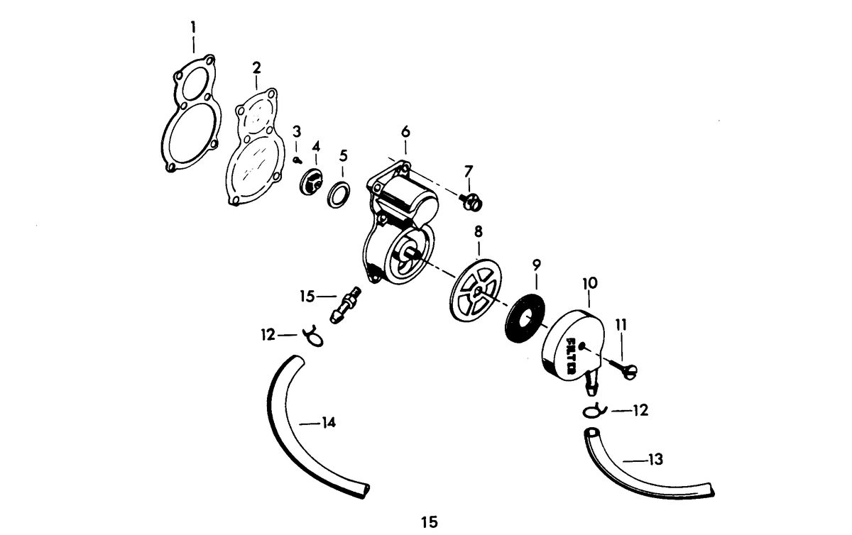 CHRYSLER 20 H.P. FUEL PUMP