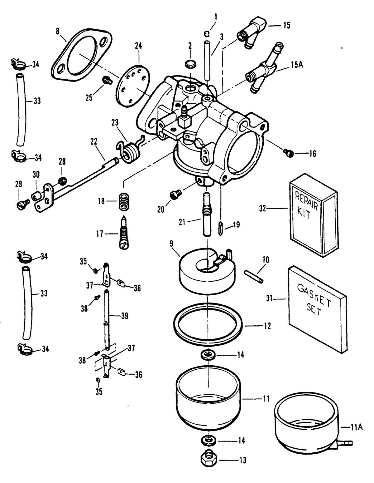 SPORTJET SPORT JET 90 CARBURETOR