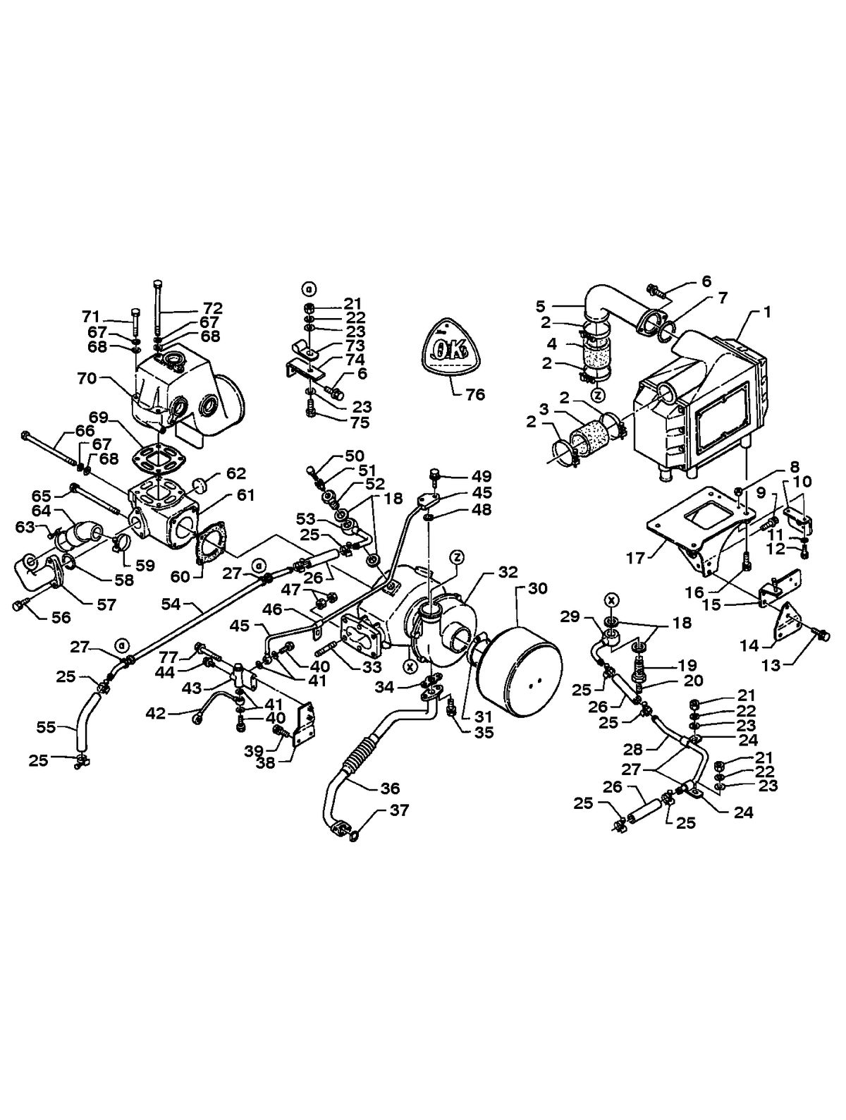 MERCRUISER HINO 175/220 TURBOCHARGER-220 H.P. (DESIGN III) - PAGE 2/2