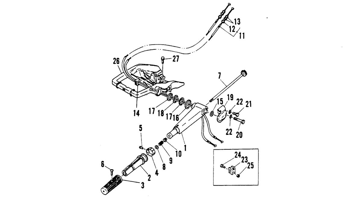 MARINER MARINER 20 STEERING HANDLE
