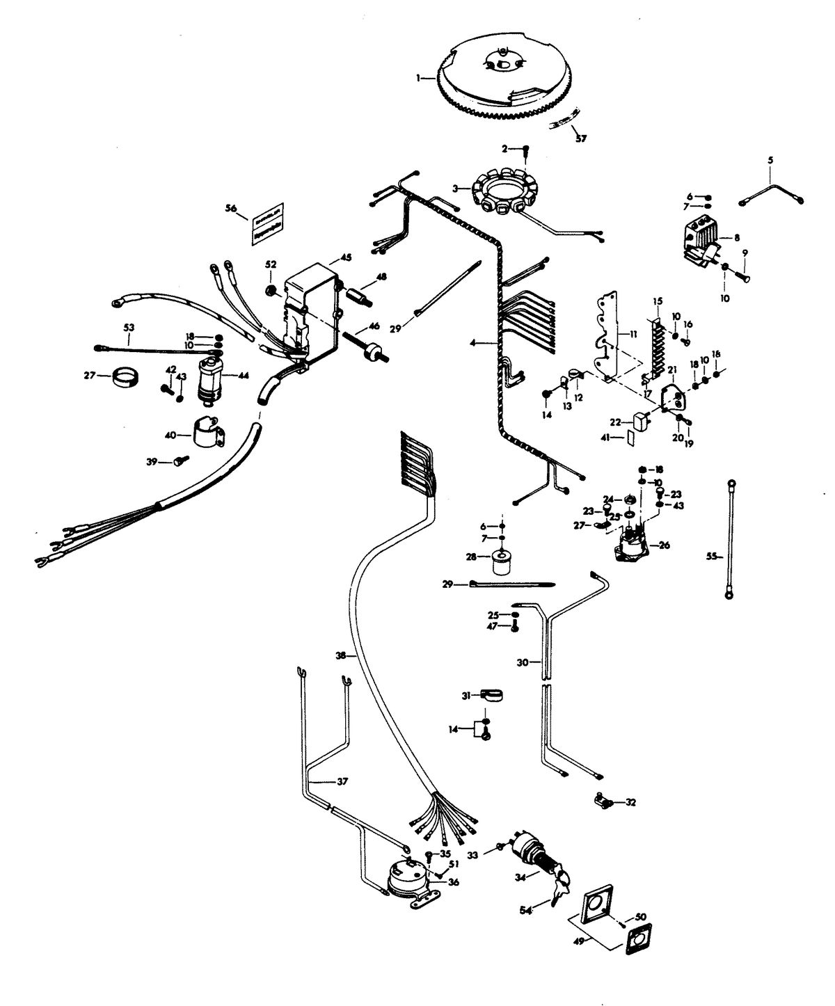 CHRYSLER 85 H.P. ELECTRICAL COMPONENTS