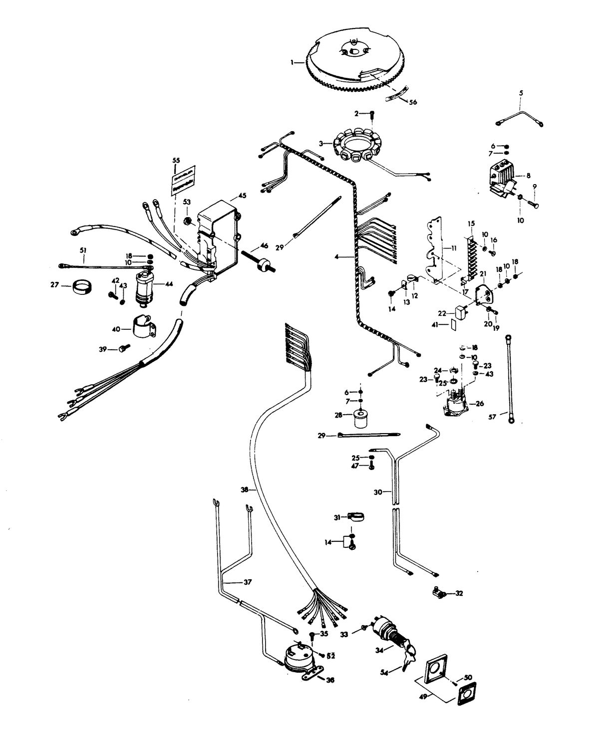 CHRYSLER 75 H.P. ELECTRICAL COMPONENTS