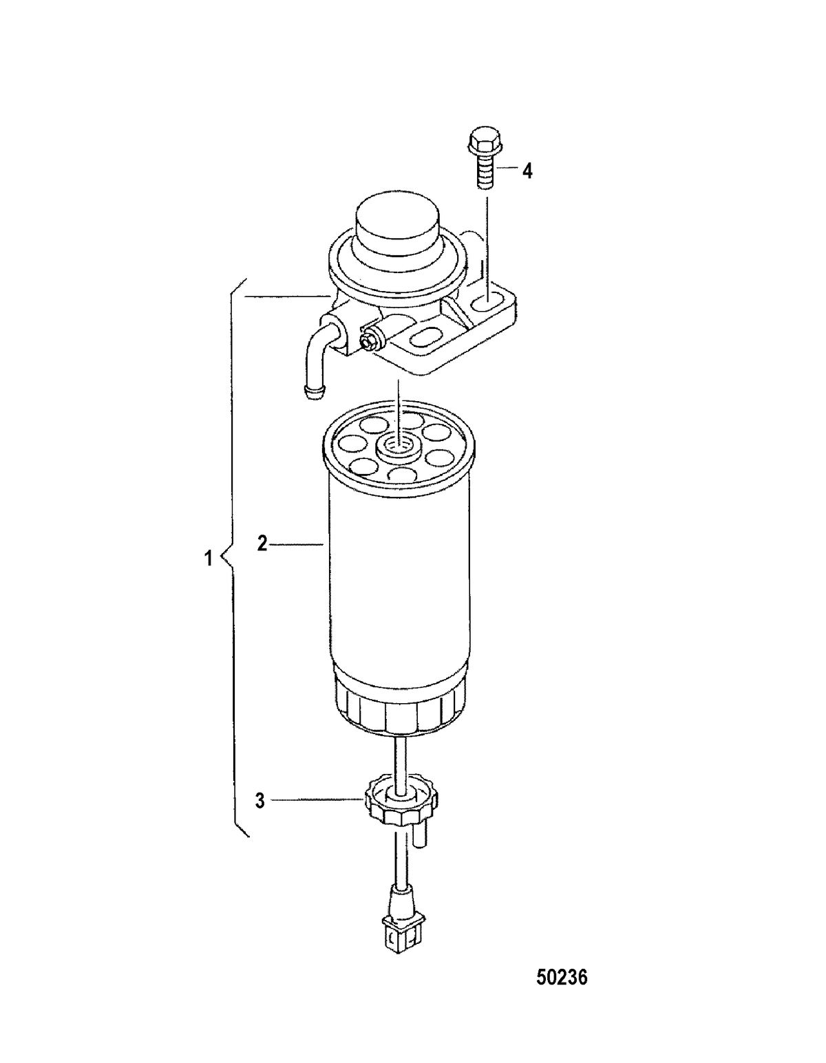 MERCRUISER VW TDI 4.2L FUEL FILTER