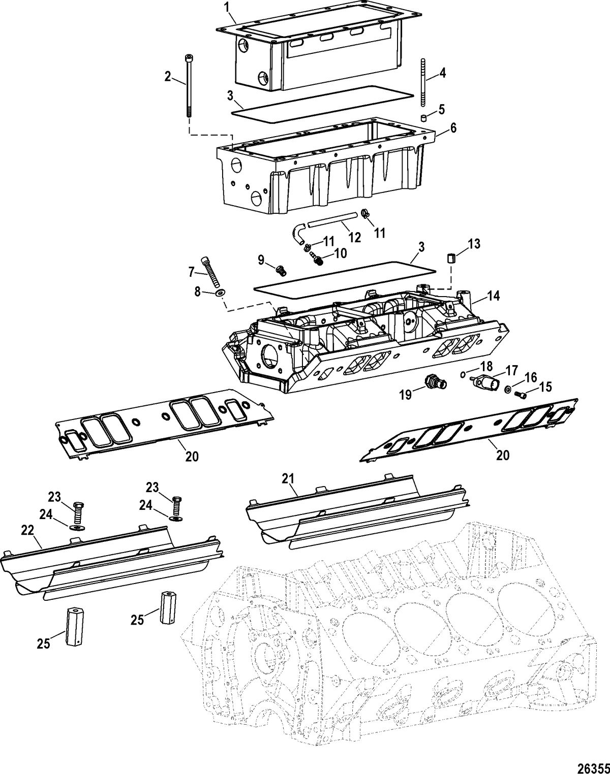 RACE STERNDRIVE 1075 SCI Intake Components(Manifold)