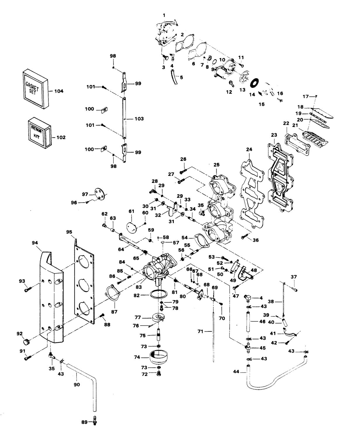 CHRYSLER 85 H.P. CARBURETOR