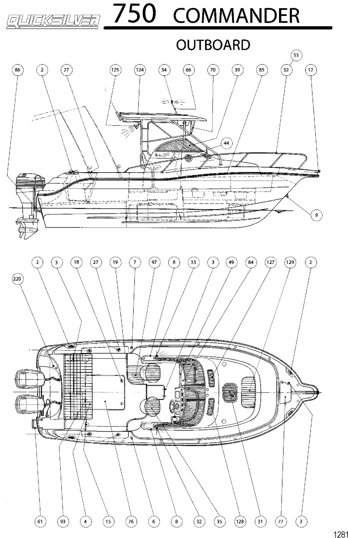 BOATS QUICKSILVER BOATS MODEL 750 COMMANDER (Outboard)