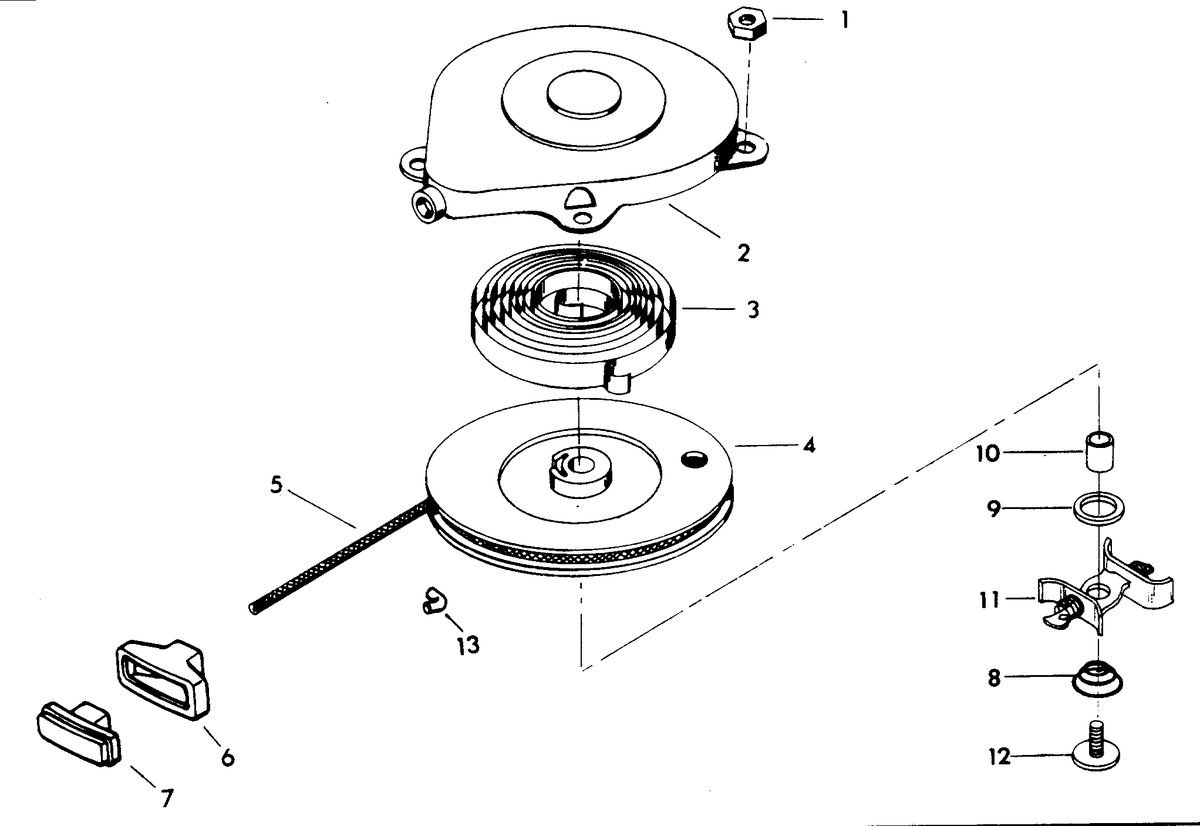 CHRYSLER 4 H.P. STARTER