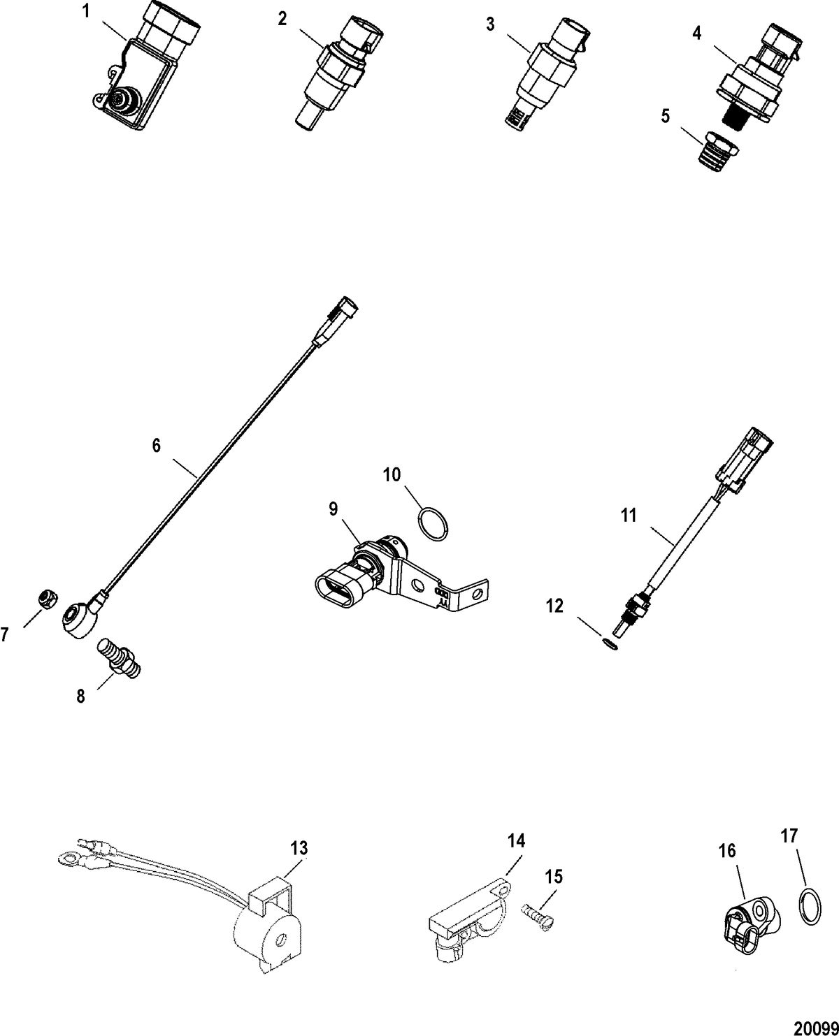 RACE STERNDRIVE 525 EFI Senders And Sensors