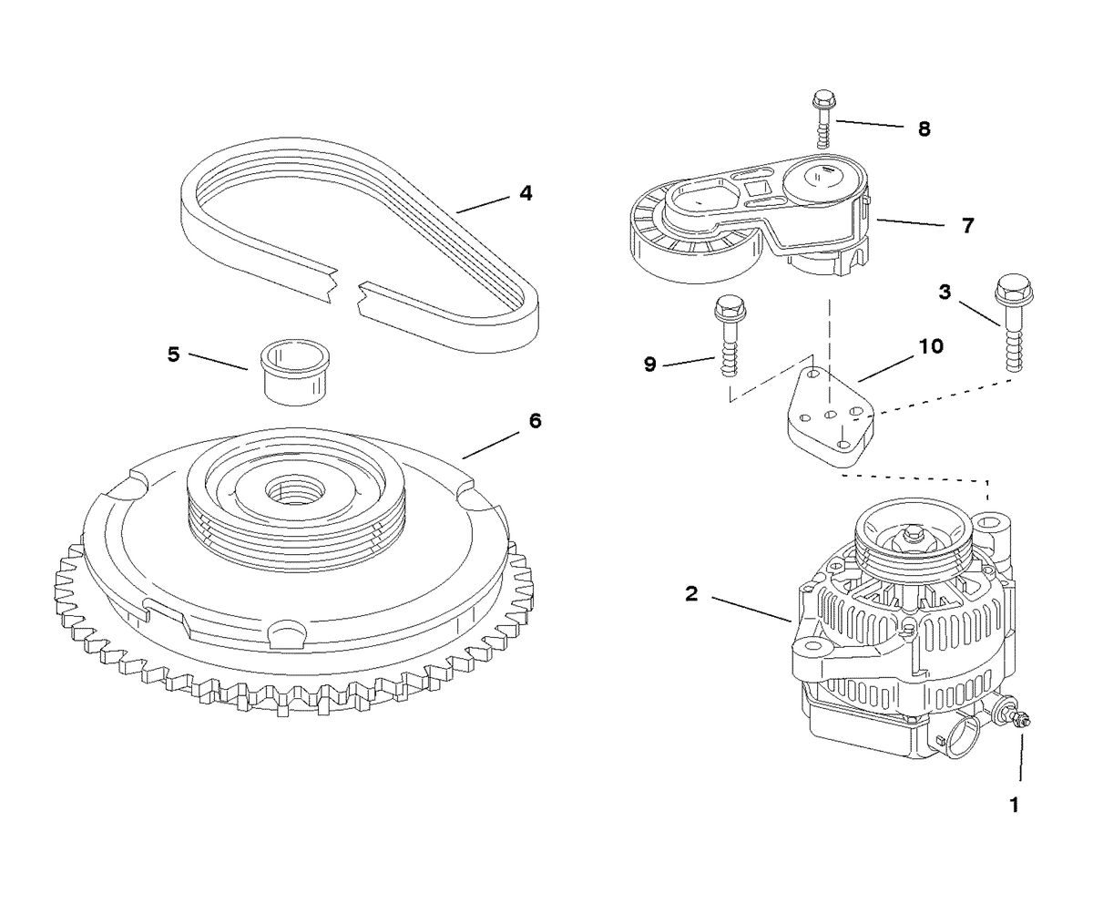MERCURY/MARINER 200 DFI 3.0L FLYWHEEL/STATOR