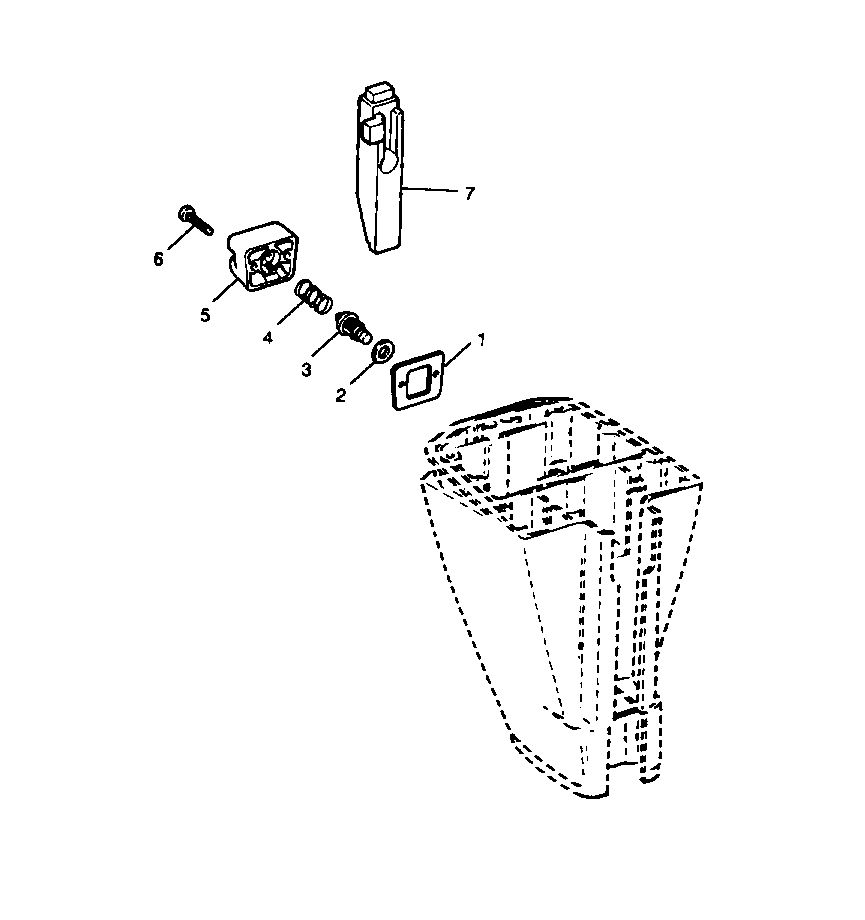 SEARS 9.9 H.P. OUTBOARD MOTOR THERMOSTAT