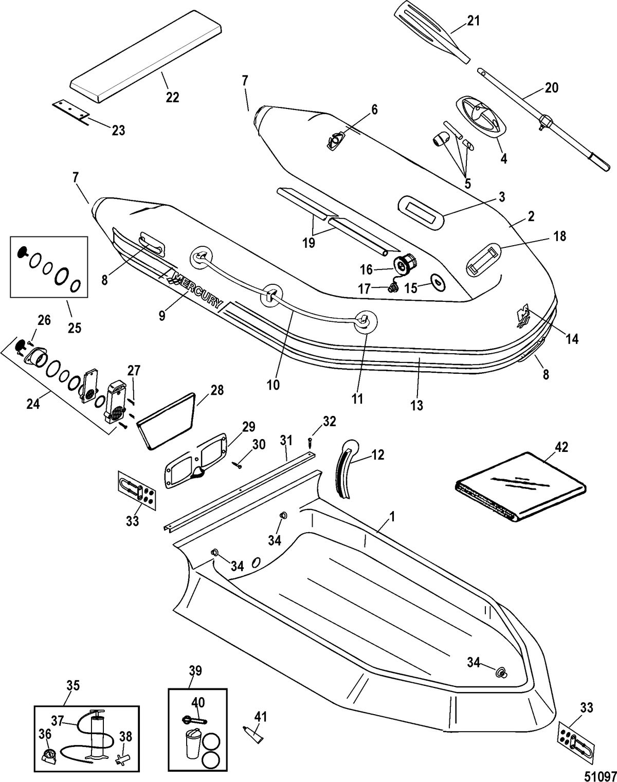 INFLATABLES DYNAMIC RIB 250 THRU 310 MODELS Dynamic Inflatables PVC -250 thru 310(2012 and Up)