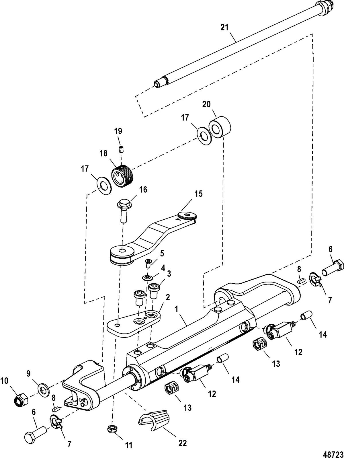 ACCESSORIES STEERING SYSTEMS AND COMPONENTS Steering Actuator Assembly(8M0060459)