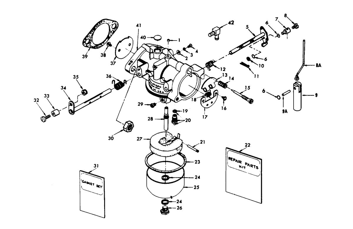 CHRYSLER 45 H.P. CARBURETOR