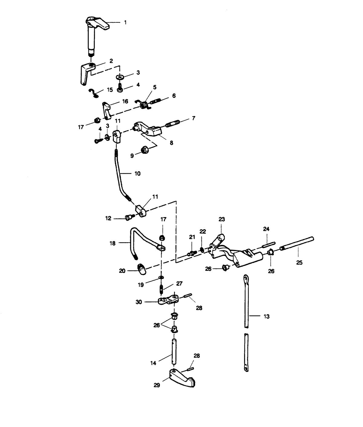SEARS SEARS SHIFT LINKAGE