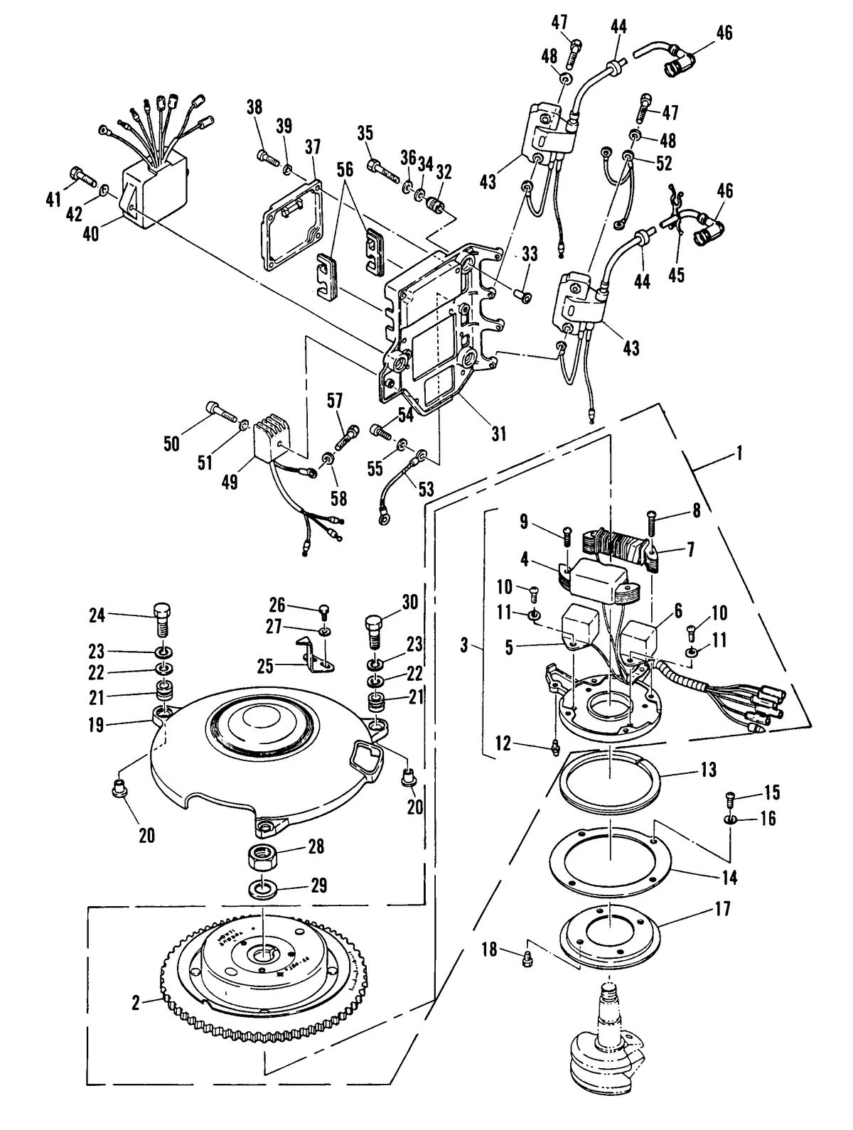 MARINER MARINER 60 IGNITION SYSTEM
