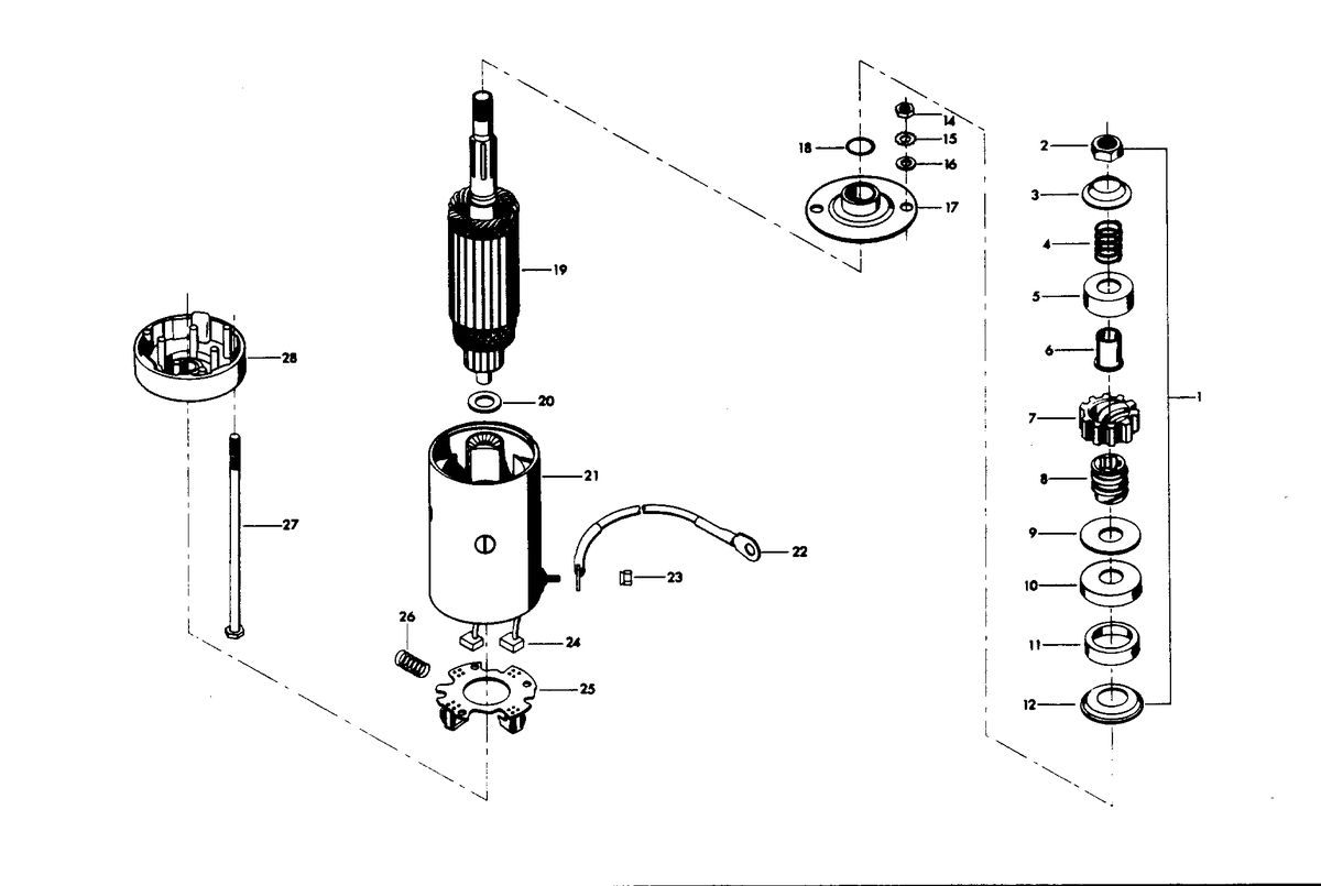 CHRYSLER 45 H.P. ELECTRICAL STARTER