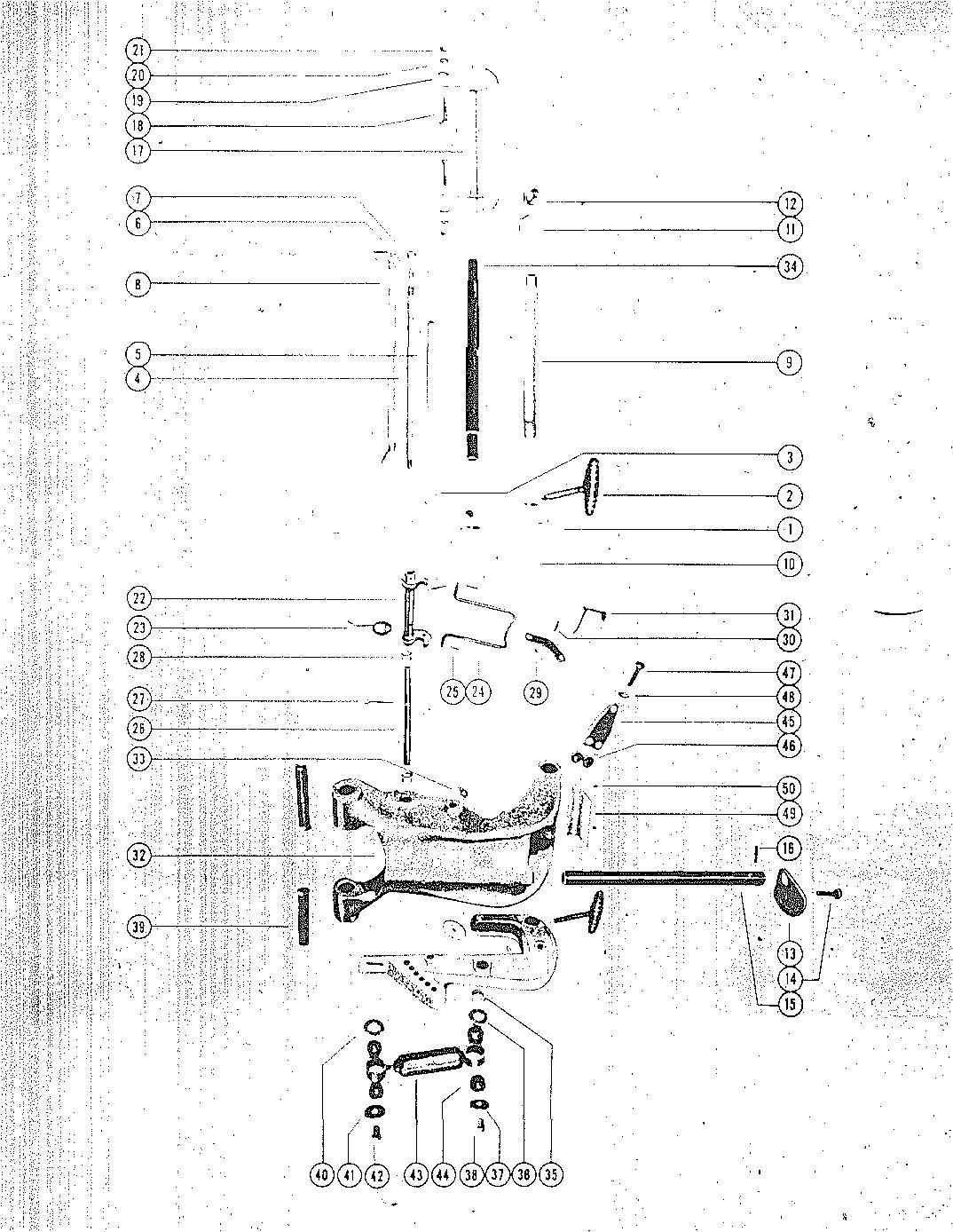 MARK MARK 10, 10A, 15A, 28, 28A CLAMP AND SWIVEL BRACKET ASSEMBLY (MARK 28AD)