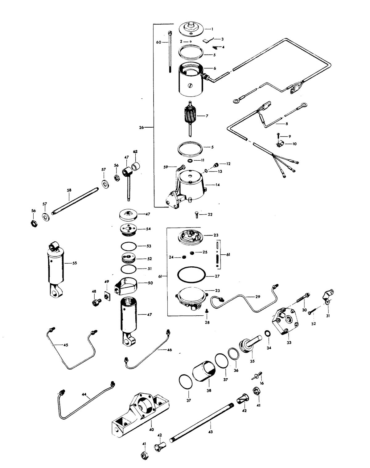 CHRYSLER 140 H.P. CHARGER DELUXE POWER TRIM UNIT