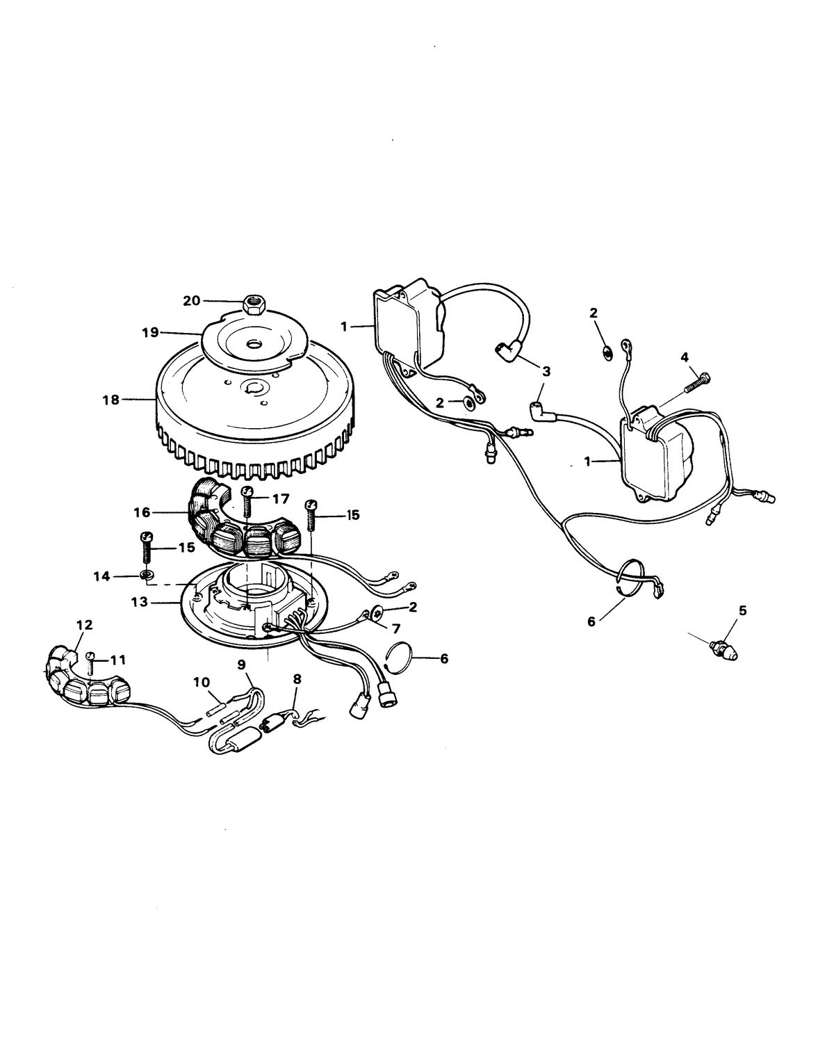 CHRYSLER 7.5 HP ELECTRICAL COMPONENTS