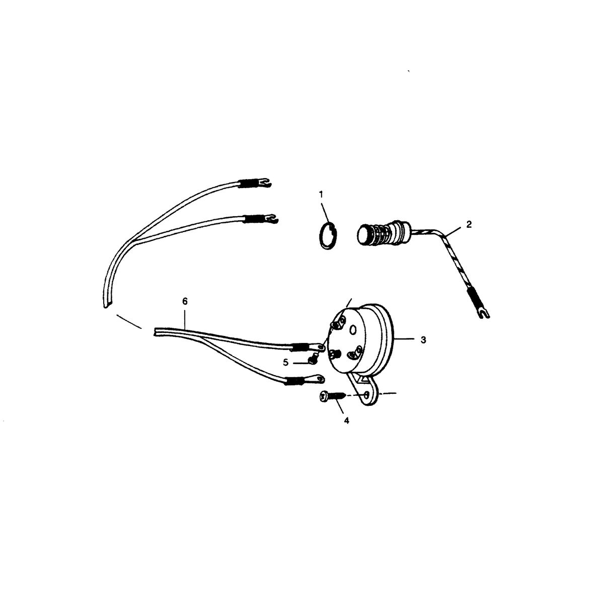 FORCE FORCE 1990 50 H.P. "D" MODELS OVERHEAT BUZZER