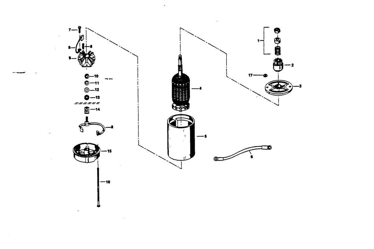 CHRYSLER 50 H.P. ELECTRIC STARTER