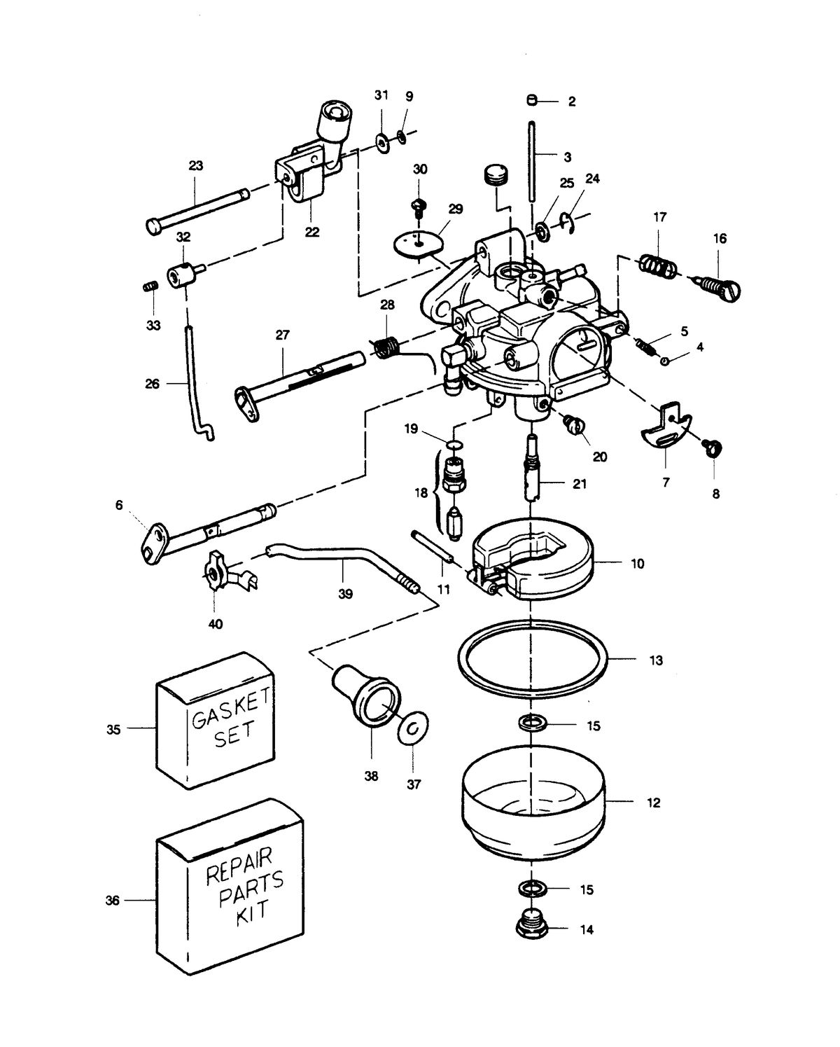 SEARS SEARS 15 H.P CARBURETOR 15 HP