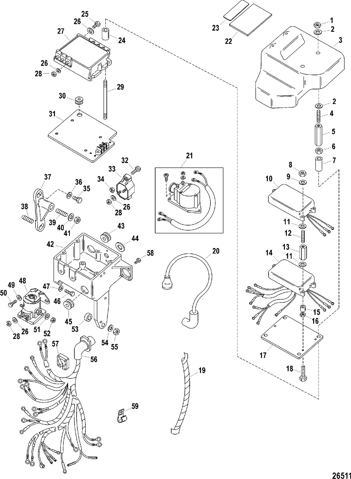RACE STERNDRIVE 900 SC - DRY SUMP Electrical Components
